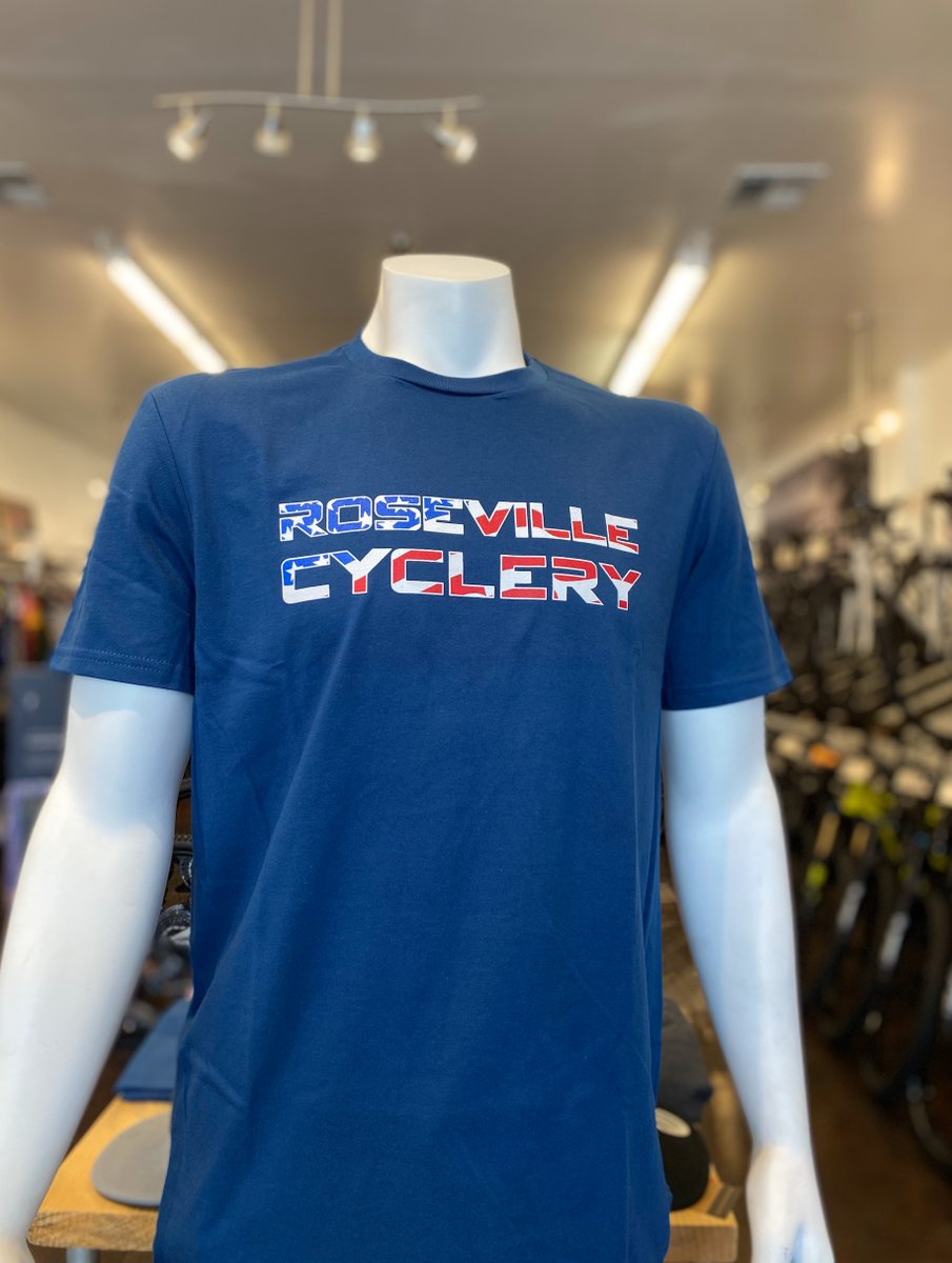 Roseville Cyclery on 
🇺🇸 Celebrate the 4th of July with our Newly Designed RC Flag Tee! 🇺🇸 
The flag tees sell out every run, so stop in &amp; grab yours today!
#Google local.google.com/place?id=36714…