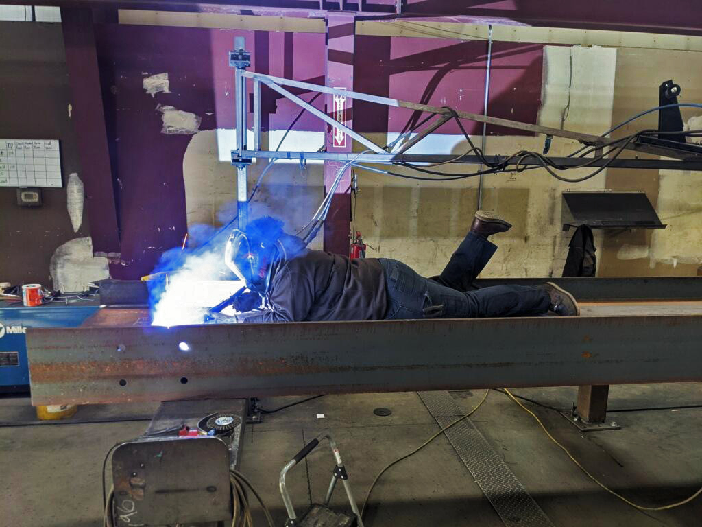 llc_trc's tweet photo. Felt cute, might delete later. 📸 #FunnyFriday   

#CustomFabrication #Fabricators #Welders #Welding #Weld #Stairs #Framing #MiscellaneousSteel #StructuralSteel #welderzworld #Idaho #IdahoFalls #FabShop #Steel #Ironworkers #Metal #Metalworking https://t.co/bU1CTrv5Fp
