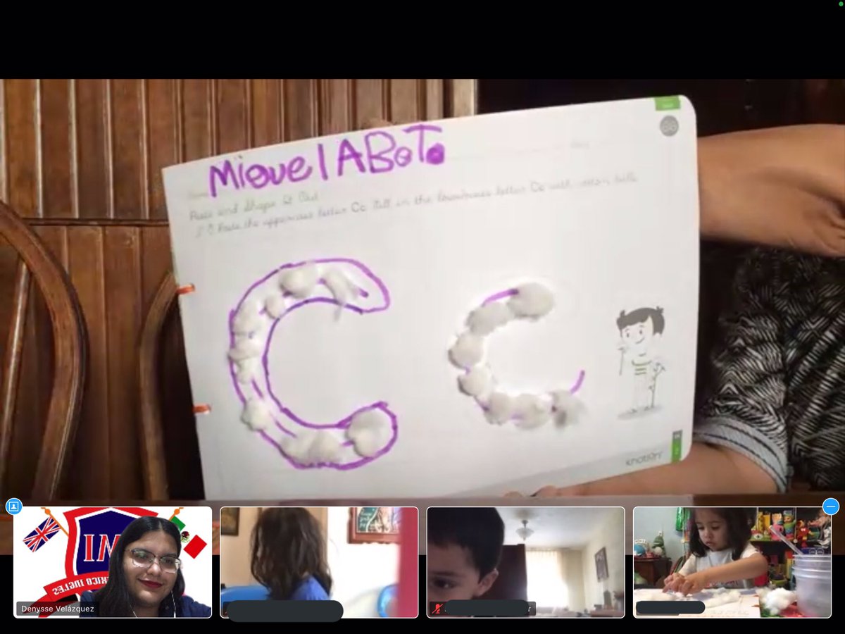 DenysseIMI's tweet photo. C is for Cotton ☁️ working in our english book 📖 @MexicoIngles @AppleEDU @Knotion #appleteacher #learningfromhome #knowingletters https://t.co/SX61xVYkyB
