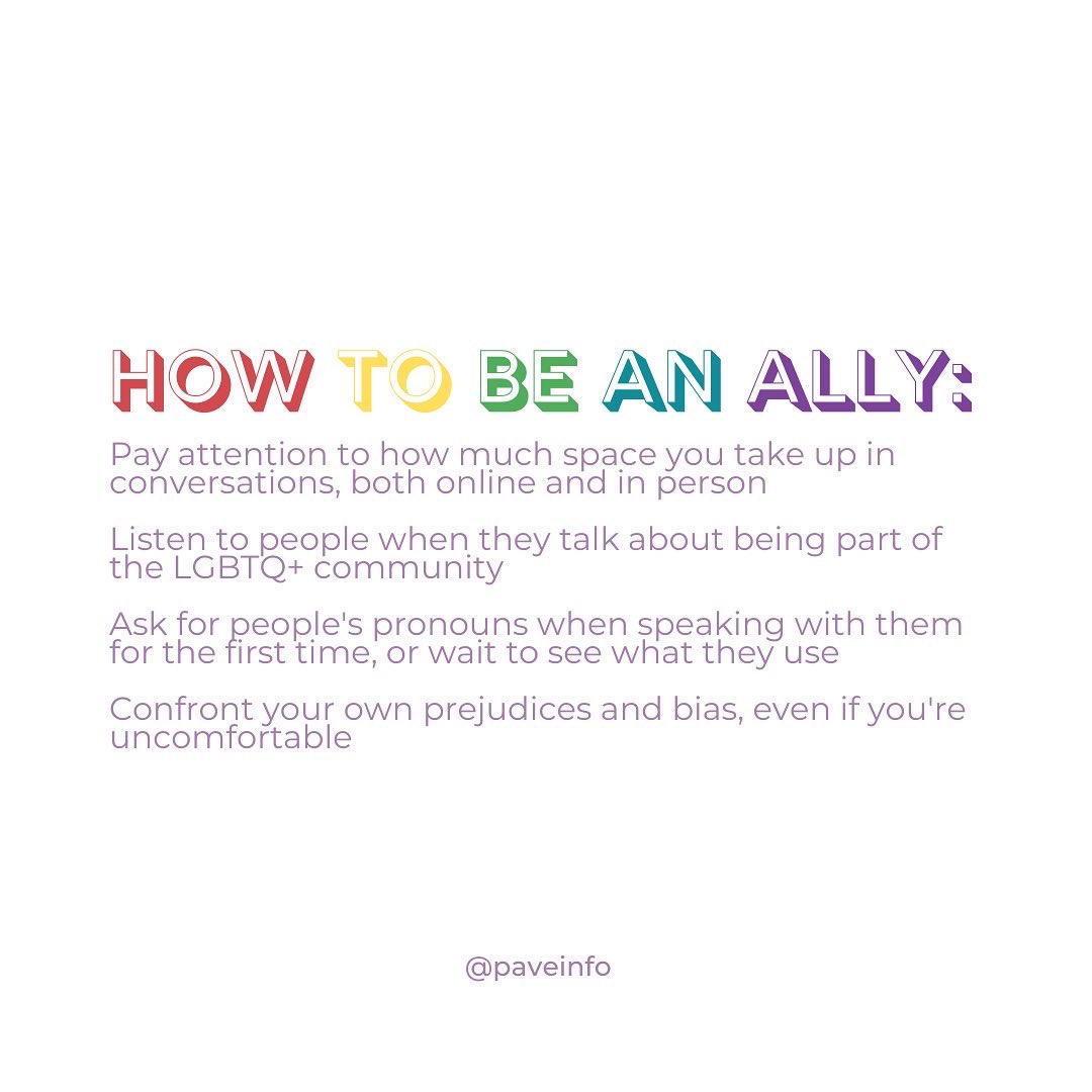 WRCNorman's tweet photo. #PrideMonth Terms To Know🌈
Allyship: an active, consistent, and arduous practice of unlearning and re-evaluating, in which a person in a position of privilege and power seeks to operate in solidarity with a marginalized group. 
@theaonetwork https://t.co/AA5E4MI8So
