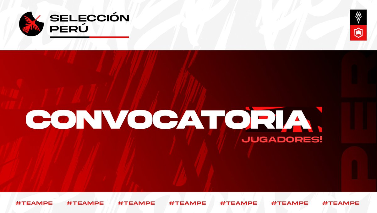 🇵🇪| #CONVOCATORIA

¡Llegó tu oportunidad!

Si crees tener lo necesario para formar parte de la selección de cara a las próximas competencias, completa el siguiente formulario para que puedas postularte. 💪🏻

🔰 forms.gle/SJ9PZt3AhKqtxu…

#SelecciónDeTodos #TeamPE 🇵🇪