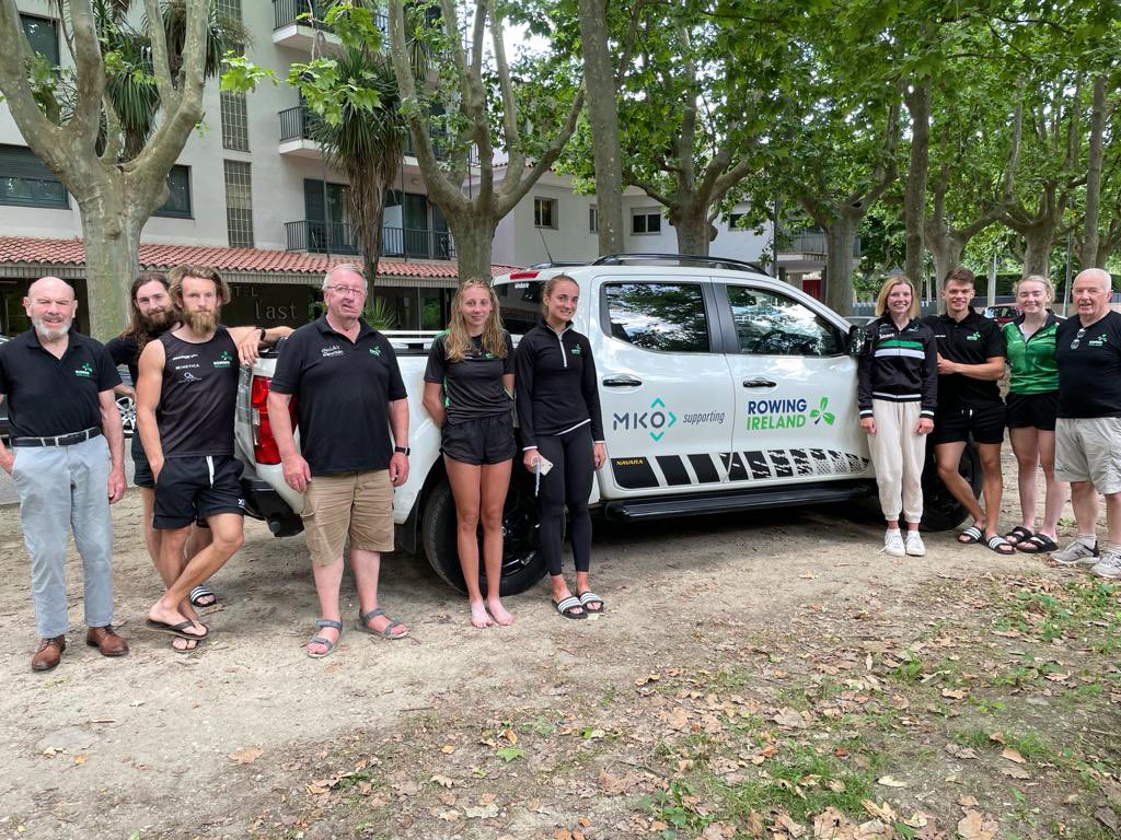 Special thanks to Brian Keville <a href="/MKOIreland/">MKO</a> for providing the new wheels which brought the Irish Lightweight Rowing teams boats to Banyoles for their PreOlympic Camp🇪🇸Also thanks to Tom Fennessy&amp;Eddie Davis for driving☘️&amp;thanks to John Forde
#sponsored #mko #lightweightrowing