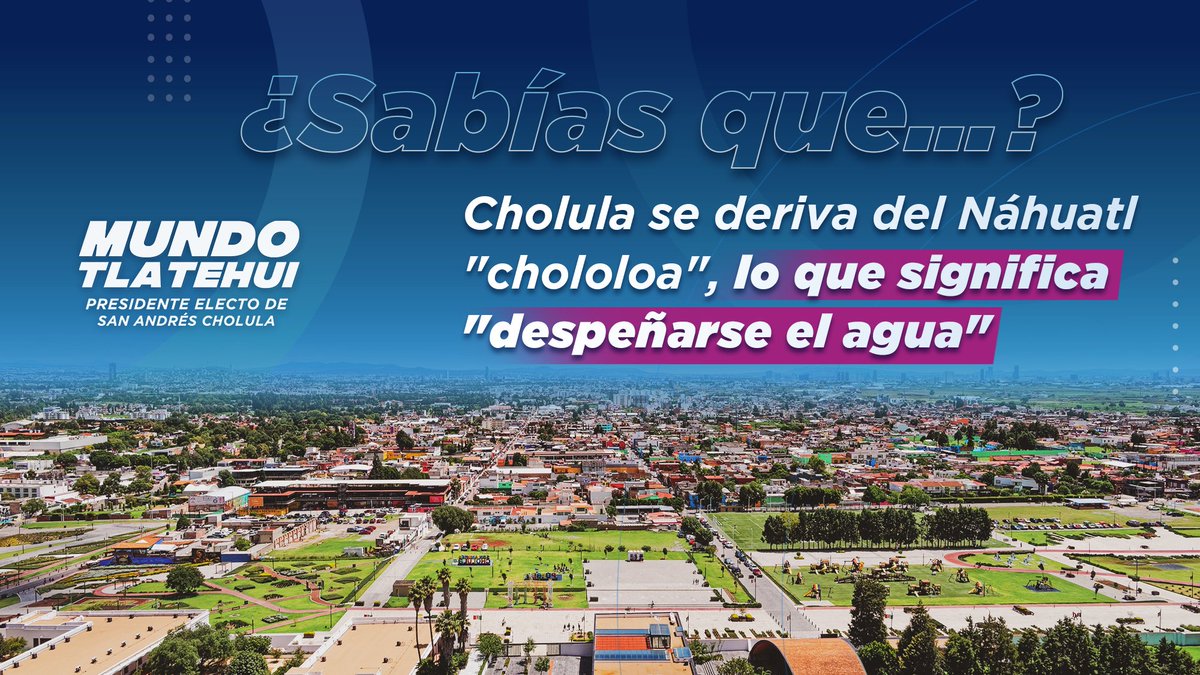 San Andrés Cholula sin duda alguna es una tierra llena de historia y tradiciones; desde su nombre hasta su arquitectura, nuestro municipio es una joya para la nación.