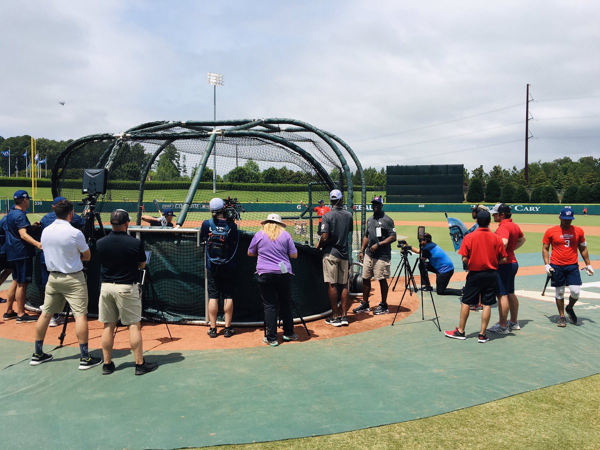 A few scenes from the <a href="/MLBDraft/">MLB Draft</a> Combine at the NTC. Some big time talent on display today