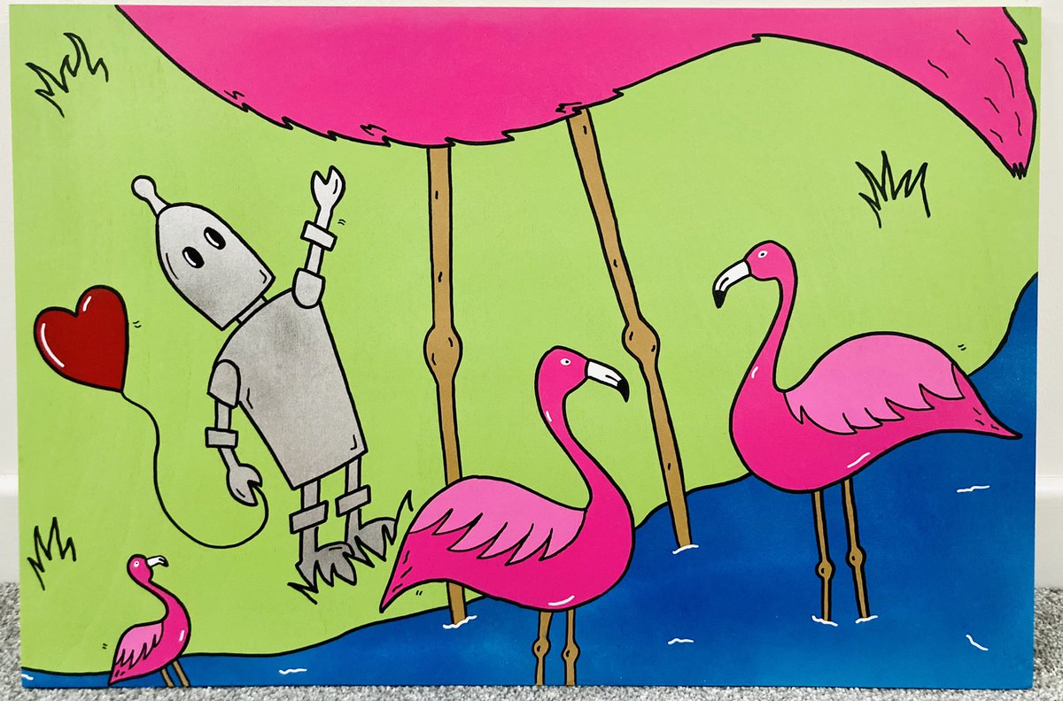 even_robots's tweet photo. Even Robots Love Flamingos…..
Part 95 of the Even Robots series.
#illustration #art #sketch #drawing #flamingo https://t.co/KouvXXJcWU