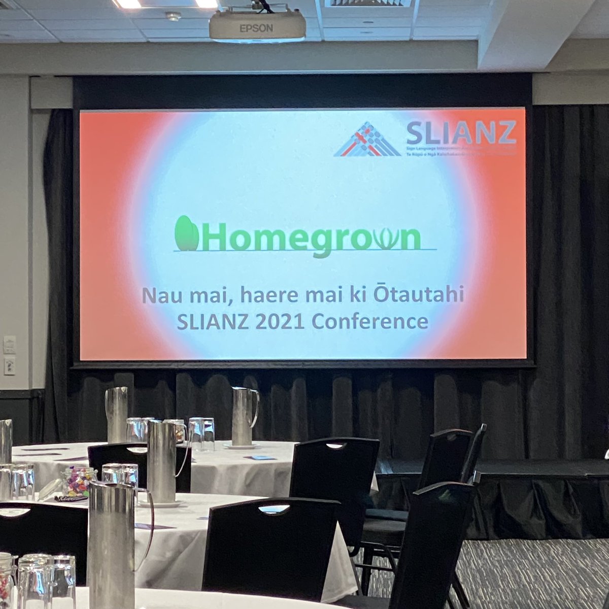 SLIANZ's tweet photo. 🙌🏾 The SLIANZ conference starts on this stunning Christchurch morning! Follow along! #1nt #NZSLinterpreting #SLIANZconf2021 #SLIANZconference2021 https://t.co/fbi9lHUsj1