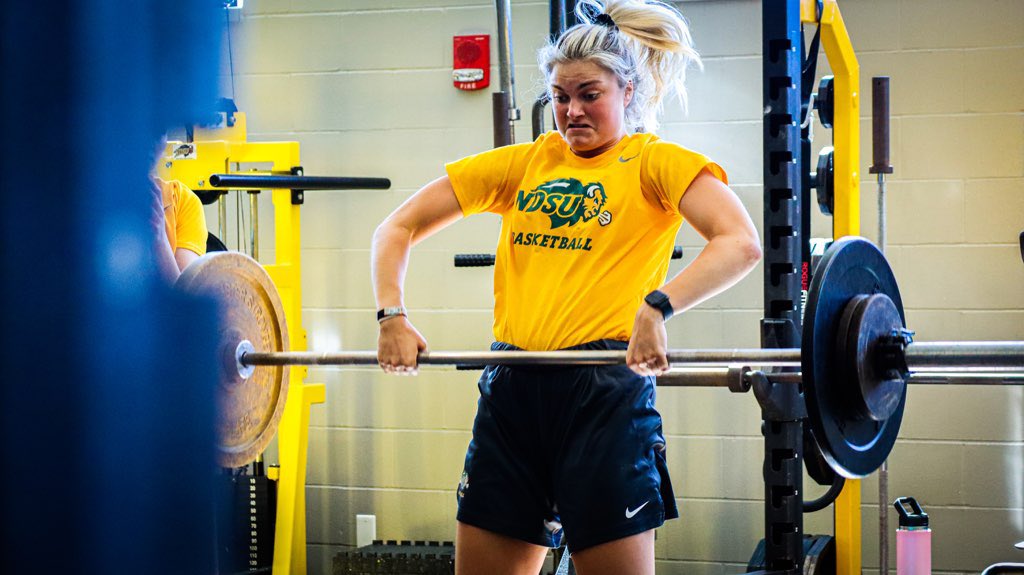 NDSUwbb's tweet photo. Heading into the weekend stronger than ever. 💪🤘 https://t.co/QRahBRPMTV
