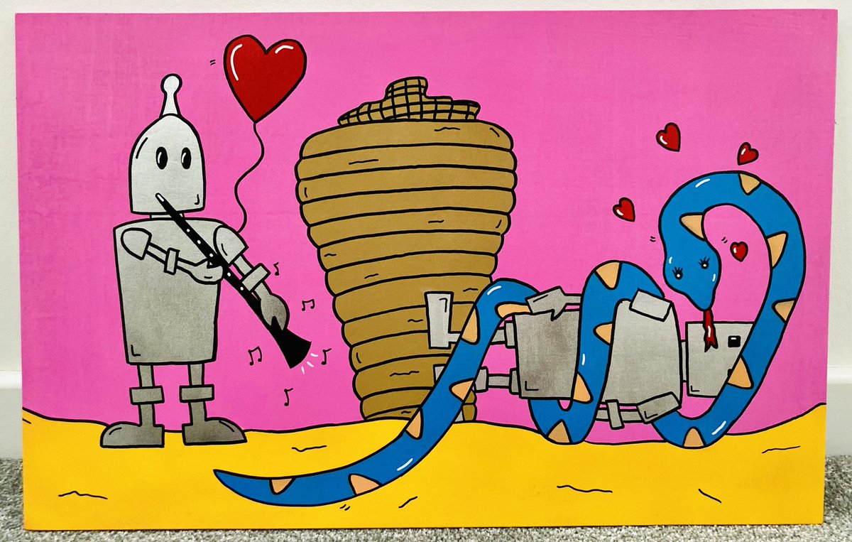 even_robots's tweet photo. Even Robots Play The Wrong Tune…..
Part 99 of the Even Robots series.
#illustration #art #draw #sketch #snake https://t.co/O6sGczhyuf