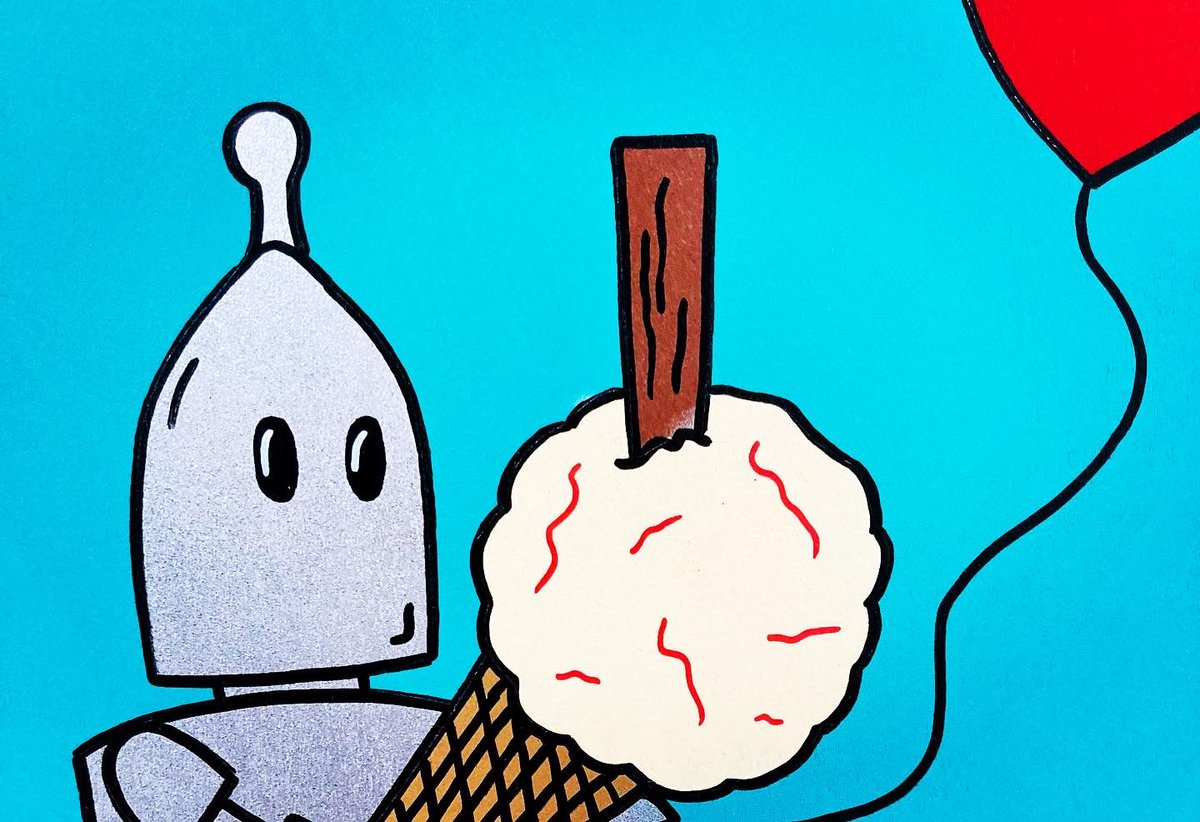 even_robots's tweet photo. Even Robots Love Ice Cream…..
Part 102 of the Even Robots series.
#illustration #art #draw #sketch #icecream https://t.co/hXJ47jcWk7