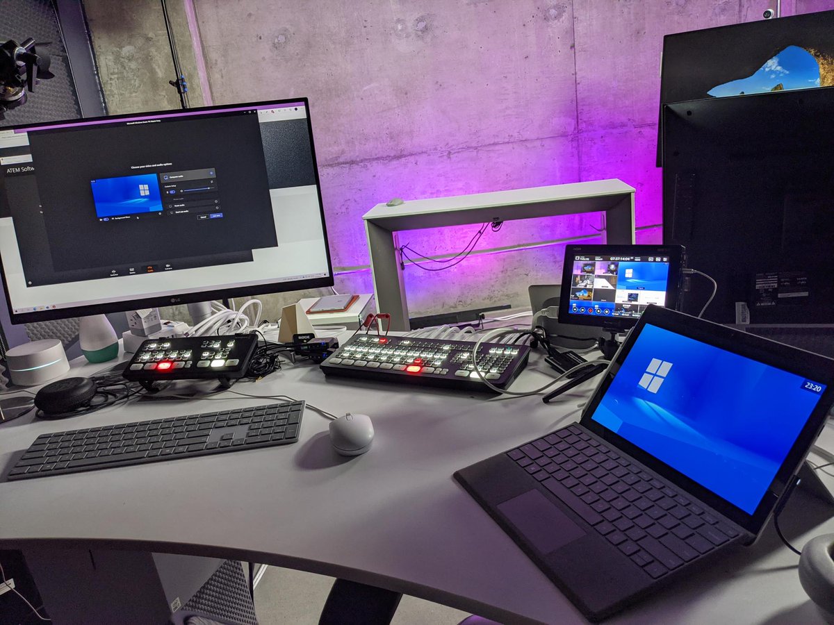 PresenterGroup's tweet photo. We love a company-wide launch party, especially when we each have the best seat in the house #Windows11 #windowsevent https://t.co/FxdbTILr5i