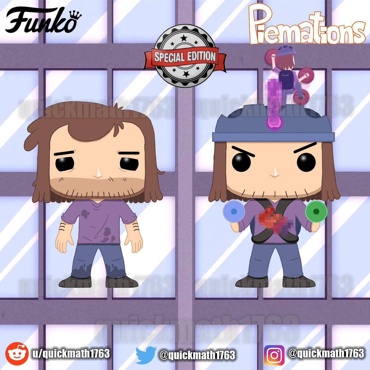 quickmath1763's tweet image. Suction Cup Man from @piemations !! Here’s the exclusives edition!
#funkopop #popfigure #popfigures #custompopfigures #customfunko #customfunkopop #customfunkopops #funkocustom #funkos #funkopops