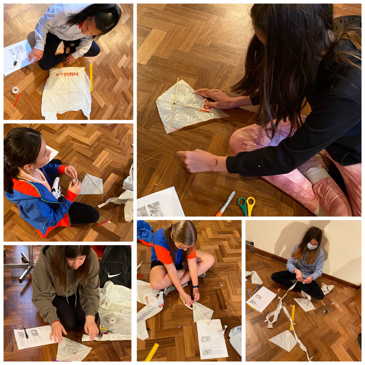 Guides32nd's tweet photo. Guides made #kites from old #plastic bags this week. #ReduceReuseRecycle  #Rochdale @recycle4gm @Girlguiding @Girlguiding_NWE A great, cheap way to keep entertained and use what we already have round the house! https://t.co/7VlZMzfd7g