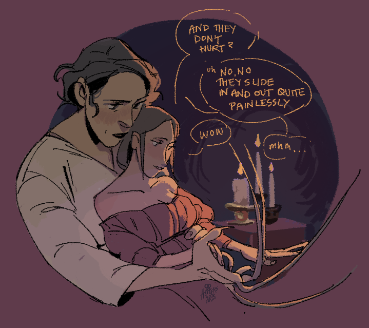 // blood cw

some lady d &amp; maiden fluff for the soul.... 