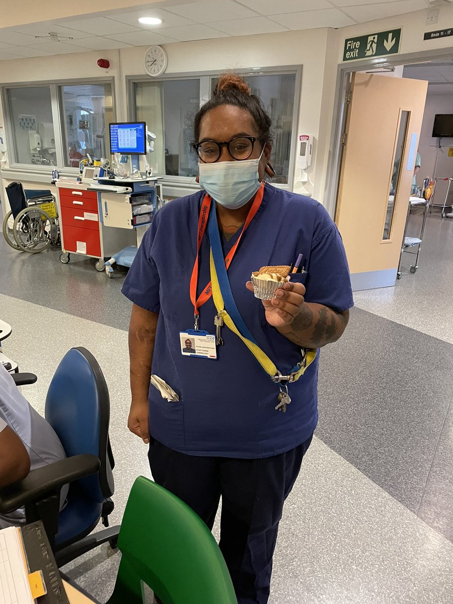Our lovely new nurse Olivia had to unexpectedly jump into our numbers for the first time at 3pm today. She smashed it and one of her patients even bought her a cupcake to say thank you for looking after him! Well done Olivia!
