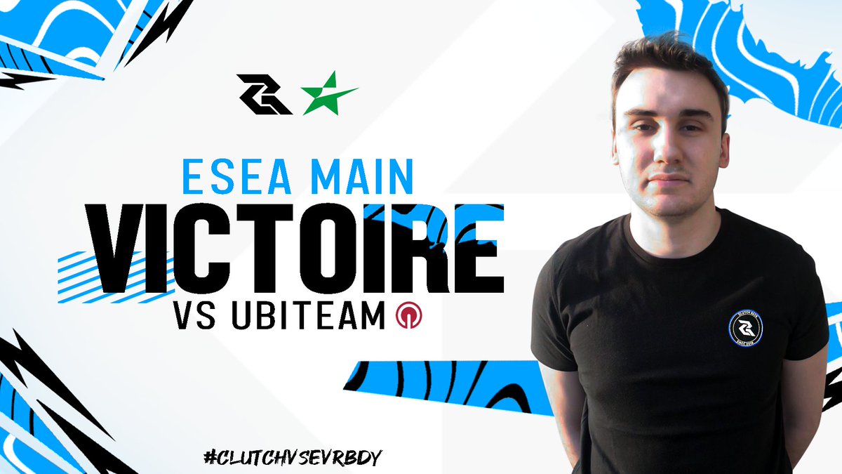 #CSGO | <a href="/ESEA/">ESEA League</a> 🏆

Let's goooo c'est la victoire 16 - 7 contre <a href="/UBITEAM/">UBITEAM</a> !! 🔥
Une très belle saison pour nos monstres 💙

Merci à <a href="/Crelagan/">Crelagan</a> pour le cast ! 🎙️

#ClutchVsEvrBdy