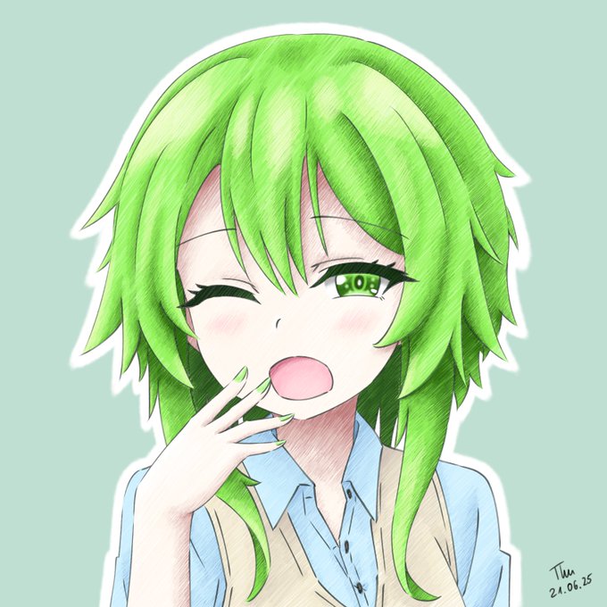 「GUMI カメラ目線」の画像/イラスト/ファンアート(新着)｜4ページ目