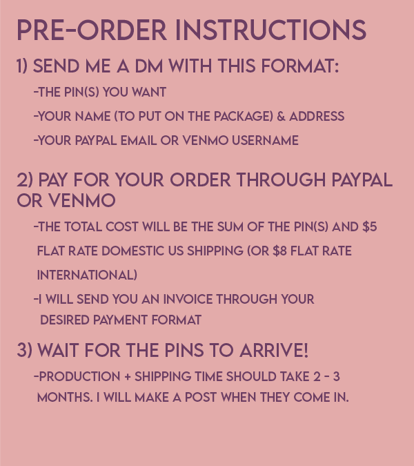 BatsyBunny's tweet photo. PREORDERS LIVE! Pls read subtweets before dming/tweeting with questions #HazbinHotel #HazbinHotelFanart #alastor #hazbinhotelalastor #huskerdust #chaggie #hazbinhotelvox #charliemagne #vaggie #enamelpin #enamelpins https://t.co/3eyHCeePnY