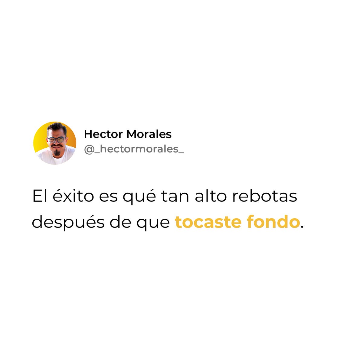 Es bueno tocar fondo. #99noes100

#negocios #emprendimientos #negociosonline #libertadfinanciera #actitudpositiva #negociosinternacionales #negociosporinternet #negociosexitosos #quotes #Startup #startuplife #abundancia #negociosdigitales #emprendimientonacional #exito