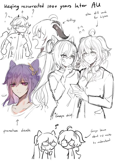 Your girlfriend is resurrected after 1000 years later.
*sorry for my grammar😢

#ganqing 