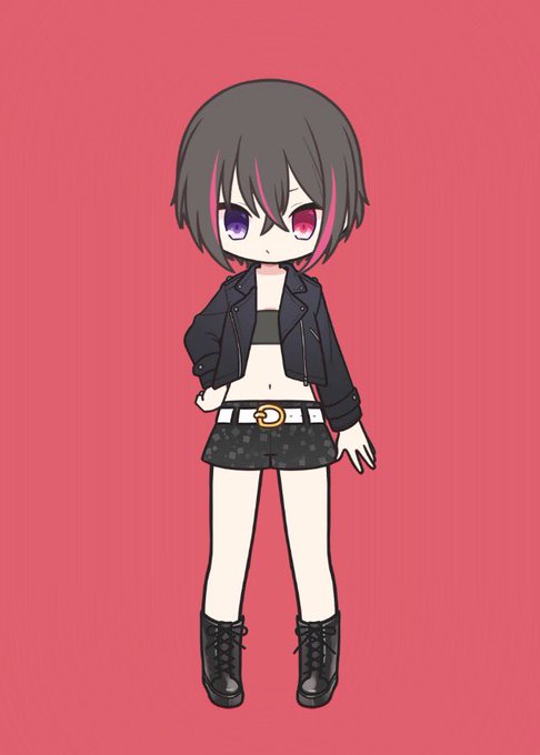 タイトル画面のブラックさんとロリポップちゃん(仮)のコーデ再現しようとしたらブラックさんの黒いホットパンツがなかった なんでやねん 
