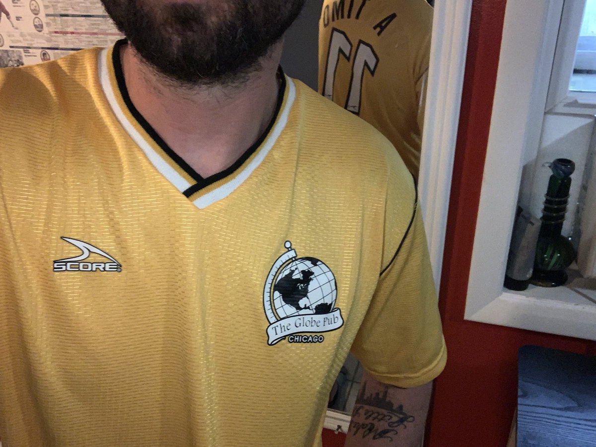 A cup final tonight for <a href="/GlobePub_FC/">Globe Pub F.C.</a> so #FitKitFriday vibe us to be a vintage #gpfc kit from 2007. #NoOtherClub 

Come see the kings of Friday night tonight <a href="/Fire_Pitch/">Endeavor Health Fire Pitch</a> 8:40 kickoff for the 🏆!