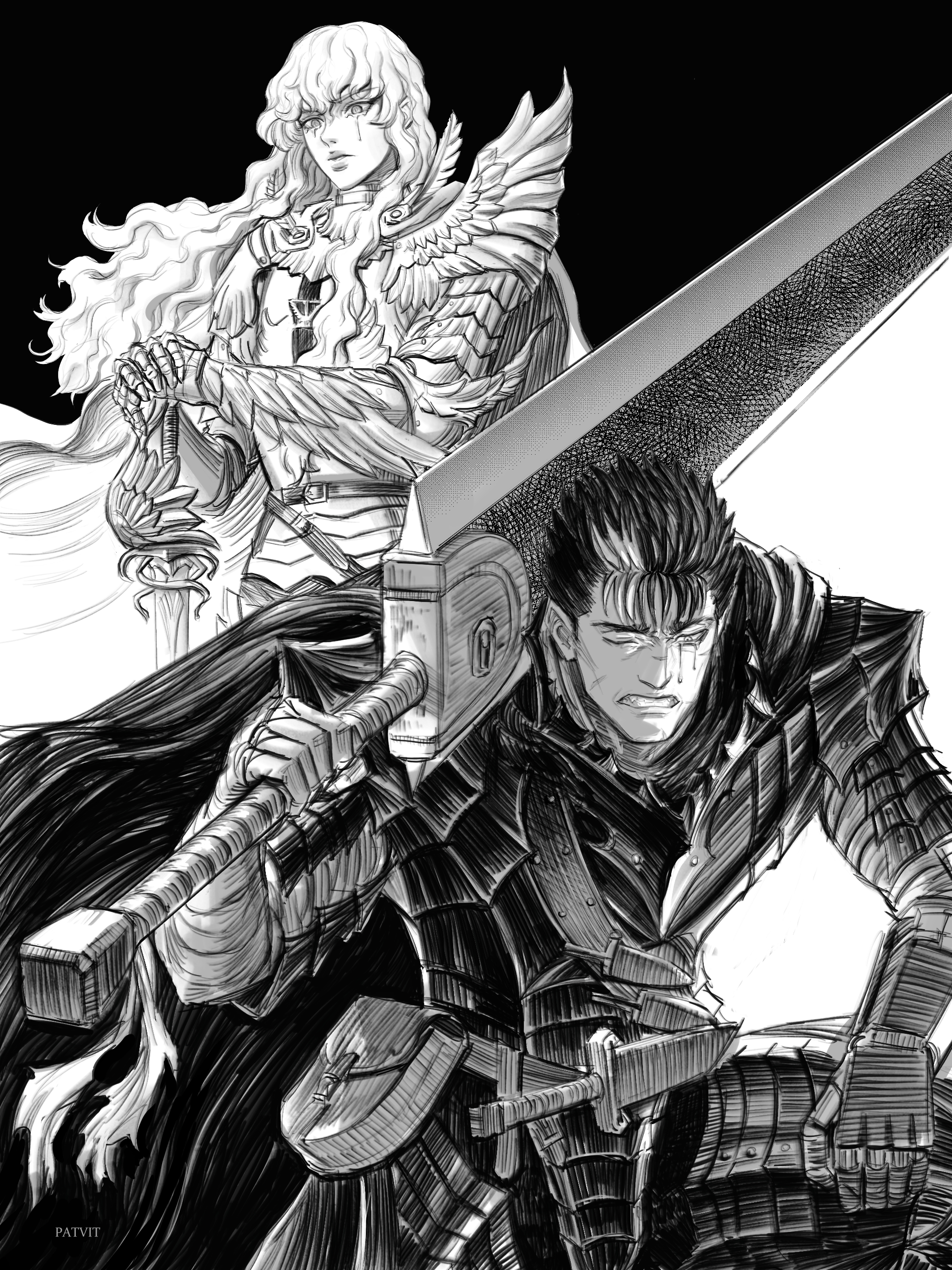 Pat My Tribute For Kentaro Miura A Truly Inspirational Mangaka R I P Miura Sensei Berserk ベルセルク Guts ガッツ Griffith グリフィス T Co Dtozxlmrrw Twitter