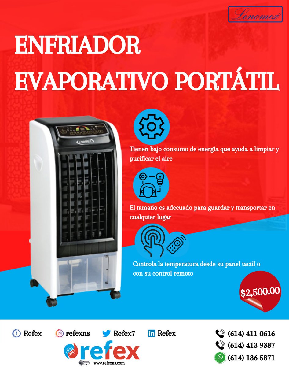 Refex7's tweet image. No sufras mas por el calor #clima #minisplit #refex