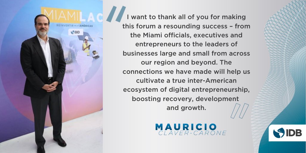 It’s a wrap! #MiamiLAC, our first forum promoting trade, investment &amp; digita...