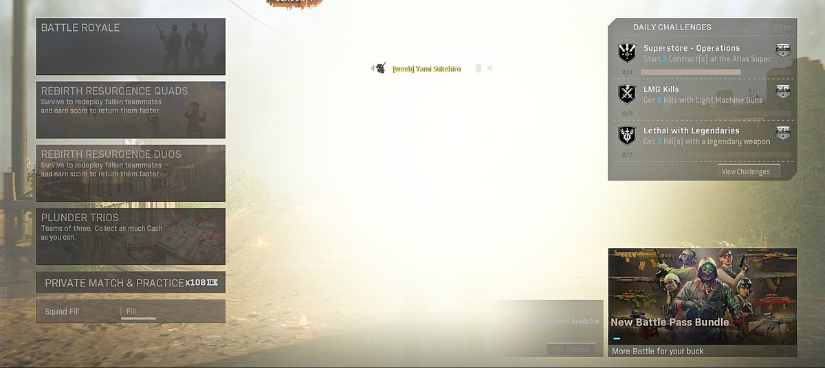 jordanlmk's tweet photo. ayo warzone i think the sun is a little too bright https://t.co/pJmv2M5qQL