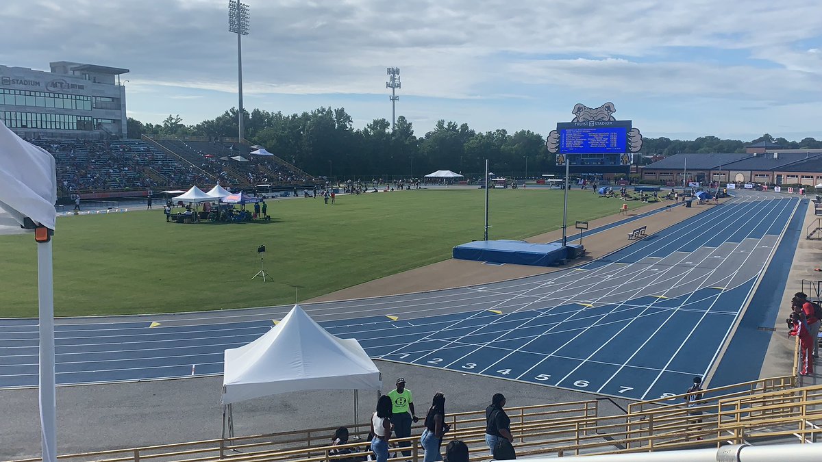 Beautiful day for a state championship track meet!