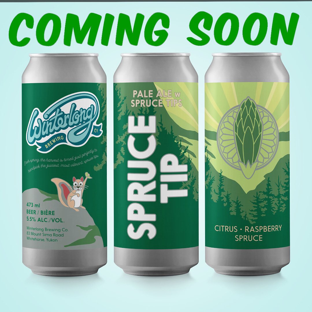 winterlongbeer's tweet image. RELEASE DAY - Our 1st batch of #SPRUCETIP is available Sat, June 26th!   PRE-ORDERS will be available at 8pm tonight!  Head to our online store to secure your lot.  There will be a limited amount available for pre-orders with the remainder for walk ins only.  
#yukoncraftbeer