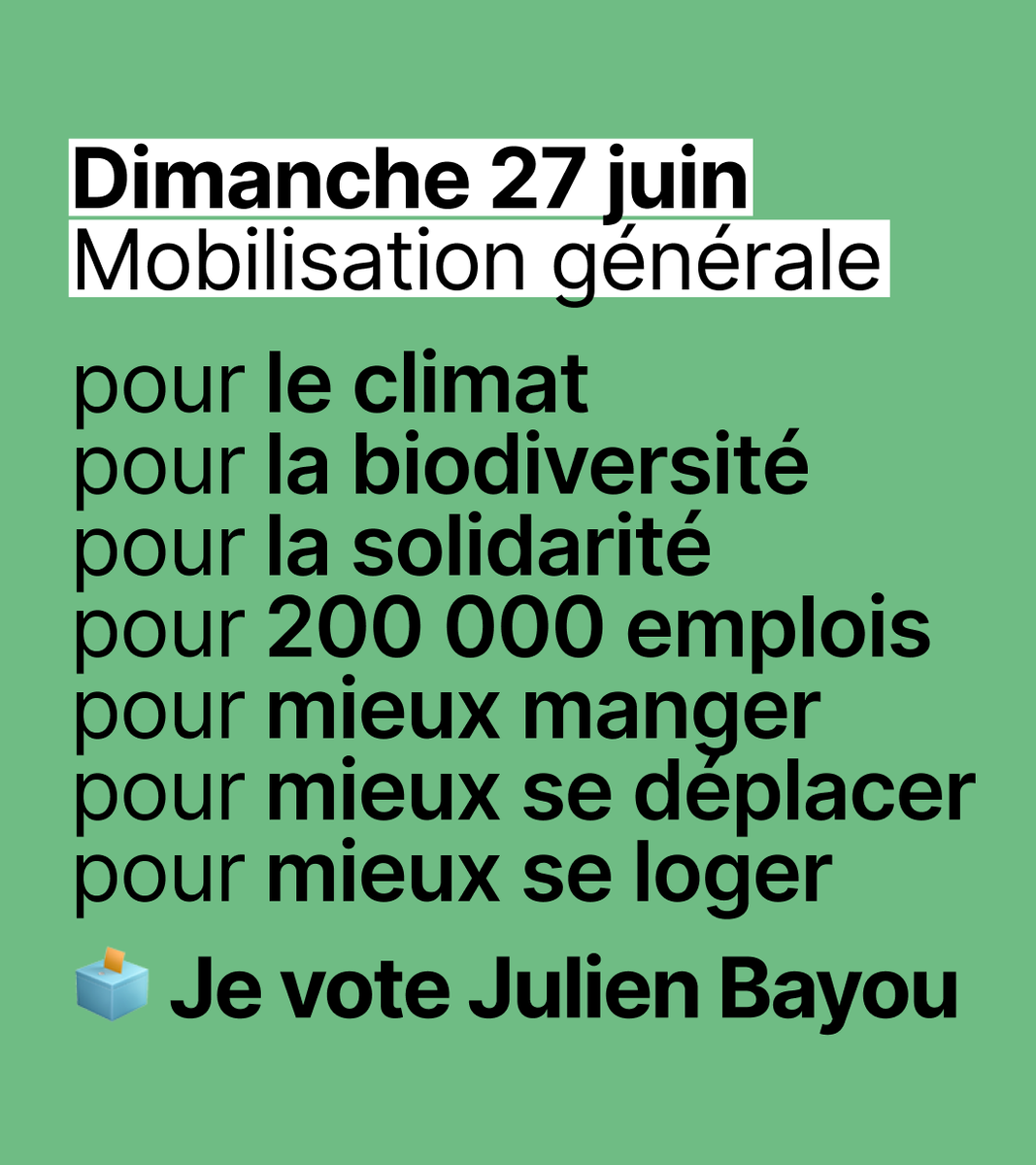 L'écologie évidemment tweet media