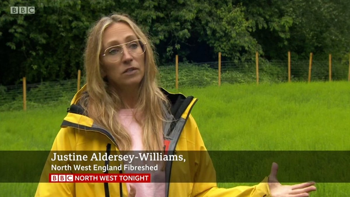 I was interviewed with the #HomegrownHomespun team about our project today. Skip to 22mins 44secs to see our flax and woad crops growing happily in Blackburn. #regenerativetextiles #regenerativefashion #soiltosoil #fibershed 
👉🏽bbc.co.uk/iplayer/episod…