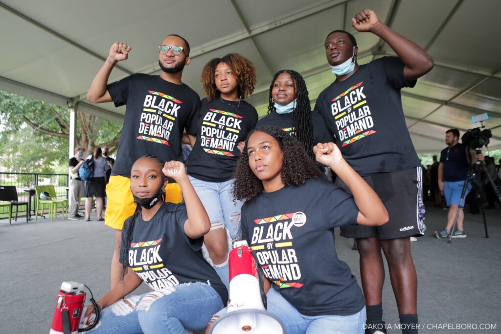 BSM will continue to apply pressure and hold the board of trustees accountable for their actions. This is only the beginning. ✊🏽✊🏾✊🏿Photo Credits: Chapelhillboro.com