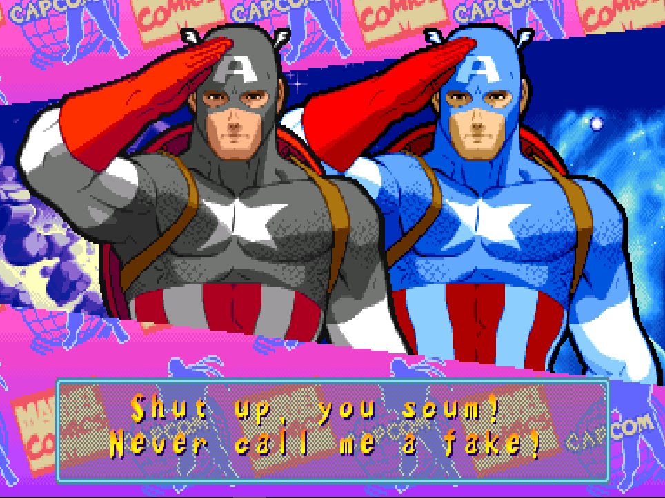 Fighting-Games Daily on X: Marvel Super Heroes vs. Street Fighter is the  only game where US Agent appears as a (secret) playable character. In terms  of gameplay, there's no noticeable difference between