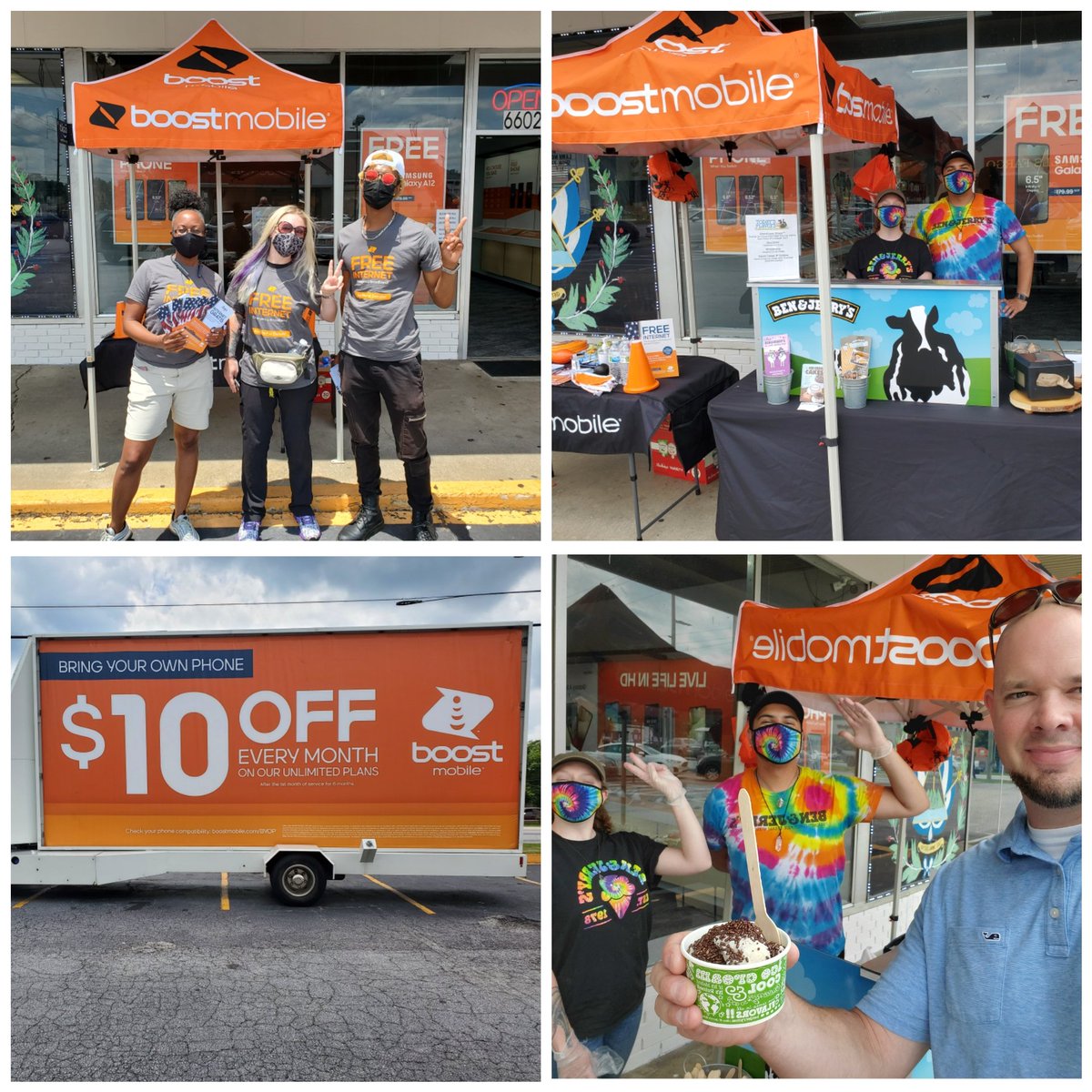 DannyD_VIP's tweet image. Successful EBBP Street Event with Boost and Ben &amp;amp; Jerry's in Riverdale, GA!!! @christrippVIP #thevipboost