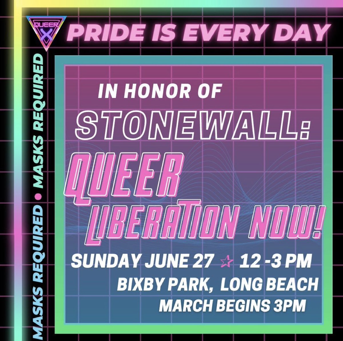 Come down to Bixby Park, June 27th at 12pm! We will be serving food!