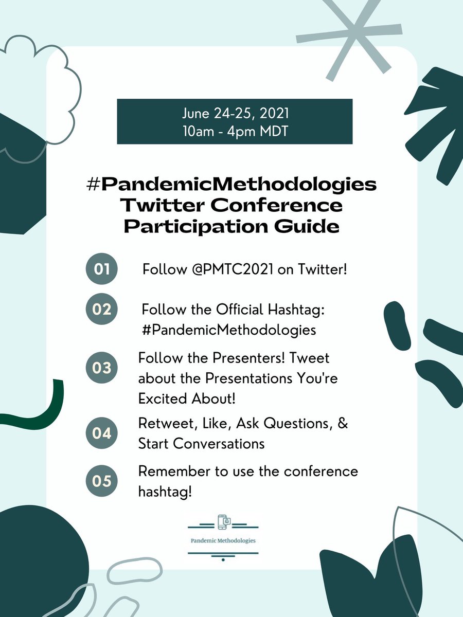JessicaMDeWitt's tweet photo. Wow! Gratefully be part of another successful Twitter Conference! The live portion of #PandemicMethodologies is a wrap! But questions and conversations can continue! Head to the hashtag and @PMTC2021 to catch up!

#cdnhist #twitterstorians #AcademicChatter #AcademicTwitter https://t.co/1VikLyDNcK