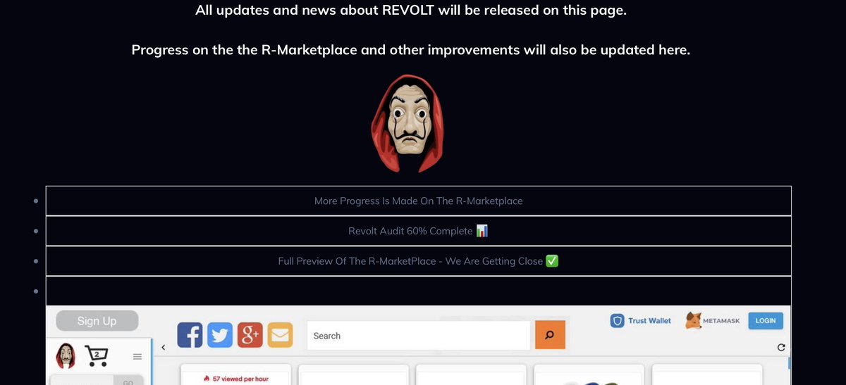 RevoltCoin's tweet image. Progress Being Made On The R-Marketplace  #revoltcoin #cryptocrash #cryptomoonshots #CryptoMoonies #cryptomoonwatch #memecoin #memecoins #crypto #wallstreetsbets #cryptotwitter #memecoins #doge #dogecoin #BabyDoge #BabyDogeArmy #EverRise #EverRisetoken #EverRiseArmy #dogearmy