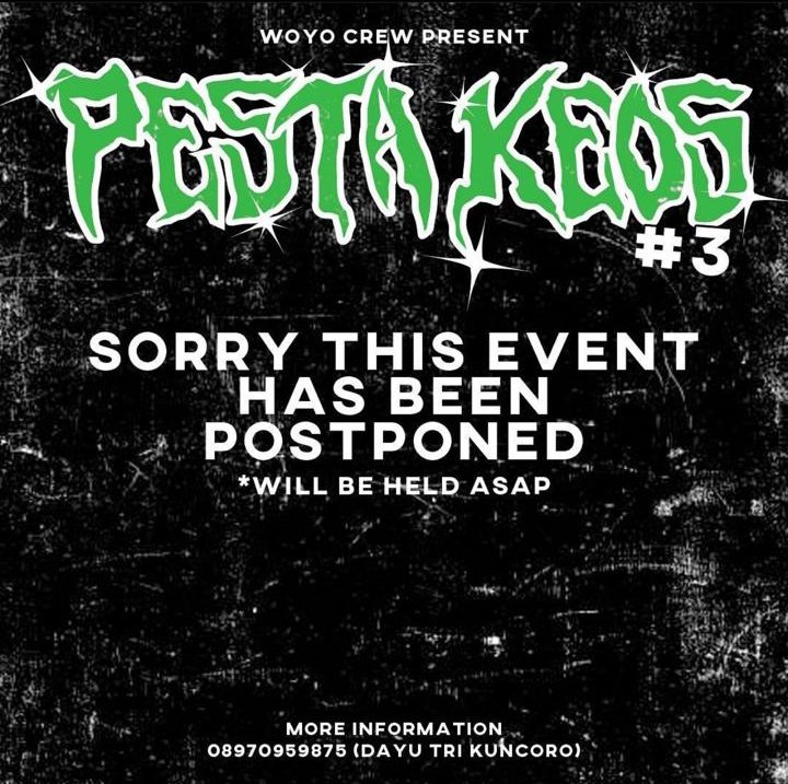 educate6231's tweet photo. This weekend🖤
Mojokerto 26/06/21 (Postponed) 
Batu 27/06/21

Stay Safe for Everyone
Keep Healthy🙏
#StompThisMess https://t.co/tlbKrg0j1a
