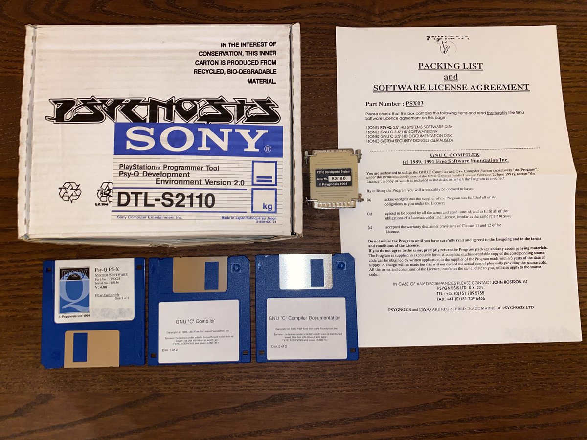 DTL-S2110 - PlayStation Programmer Tool: Psy-Q Development
