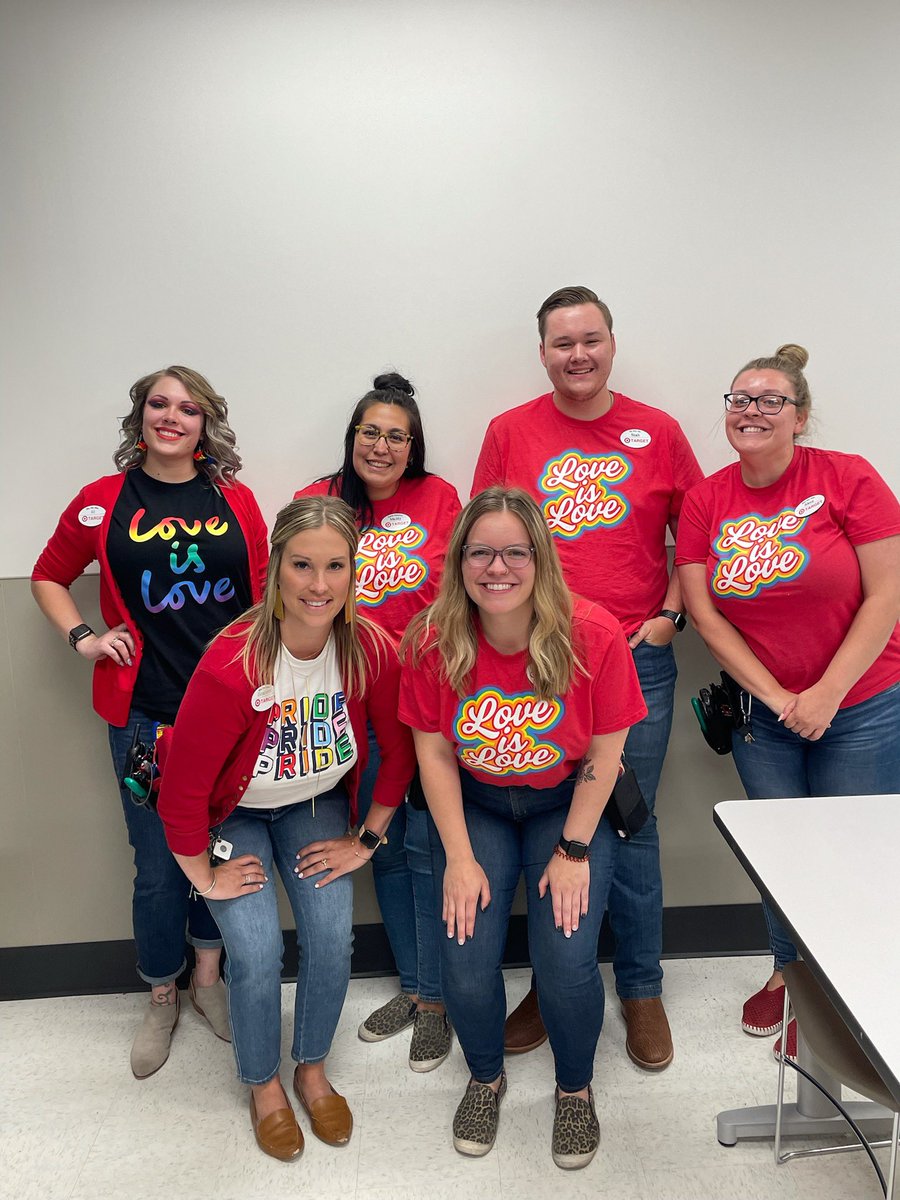 Just some amazing leaders supporting their Target Fam! #allyship #workwhereyoulove 🎯🌈 <a href="/alexa_triplett/">Alexa Baker</a> <a href="/AliciaPalas/">Alicia Palas</a>