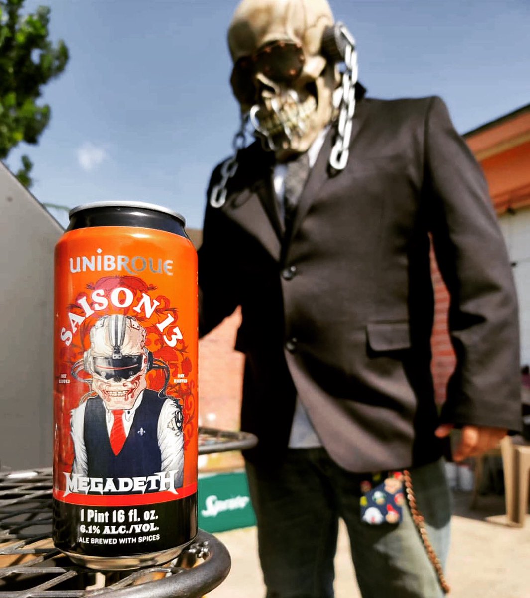 💀🔥It’s grrrrrilling season!! Courtesy of our man Chucky Garza! #Saison13 #Megadeth #VicRattlehead <a href="/Megadeth/">Megadeth</a> <a href="/VicRattlehead/">Vic Rattlehead</a> <a href="/Unibroue/">Unibroue</a>