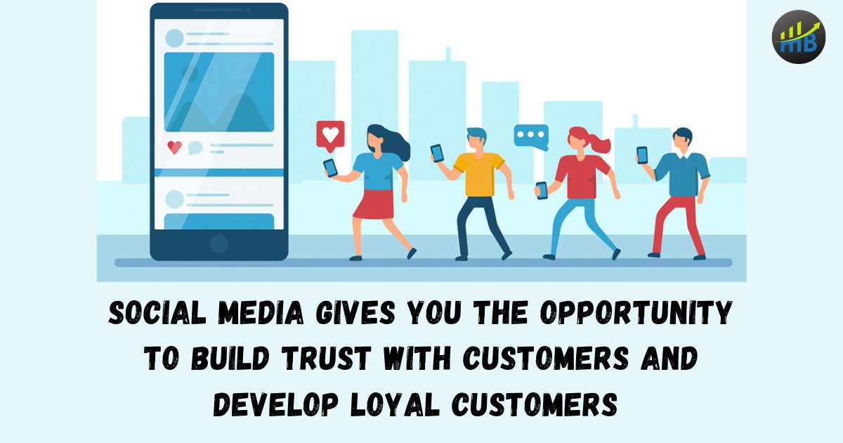 MBmedia_'s tweet photo. Social media gives you the opportunity to build trust with customers and develop loyal customers.

#MBAdvertising #murthaburke #socialmediaadvertsing #facebookmarketing #instagrammarketing #twittermarketing #socialmediapromotion https://t.co/2yQOEUUthU