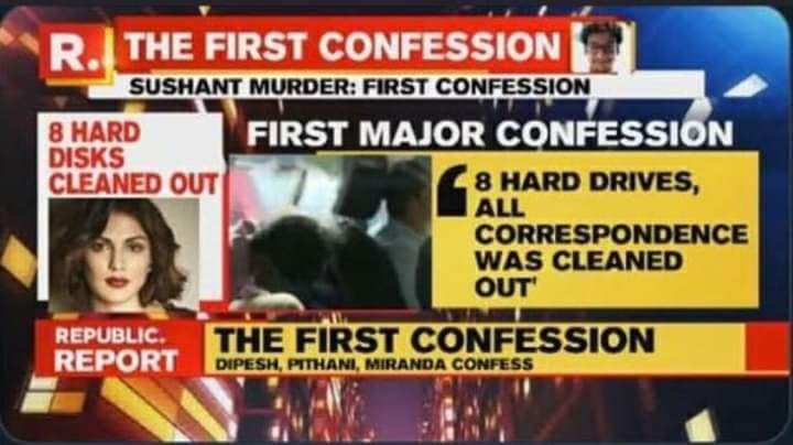 I_Am_Roy18's tweet photo. As per the statements of pithani to CBI. 
8 hardrives were stolen from SSR and it was cleared out after Rhea chakraborty left.
Who were those IT professionals! 
From where did they came? 
@ips_nupurprasad
@PMOIndia
CBI Ask Pithani 4 SSR Drives https://t.co/S5J1zYn3Ia
