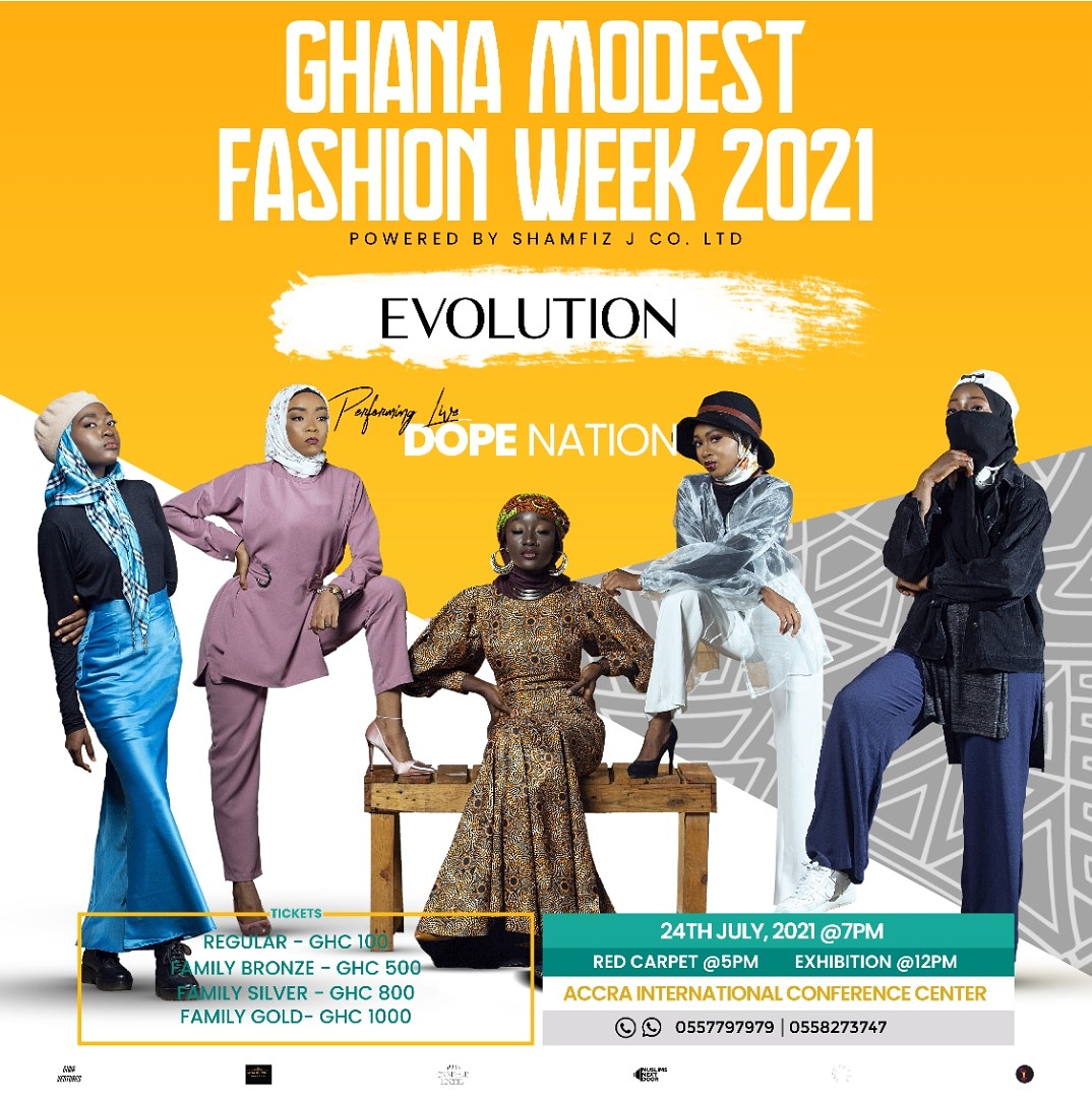 Two years ago was the maiden edition and we made history together. This year promises to be even bigger and better with mind blowing experiences. Let’s get together again, let’s go outside.
<a href="/ShamfizJ/">Shamfiz J Modeling House</a>
#ghanamodestfashionweek21
#modestfashion #fashion