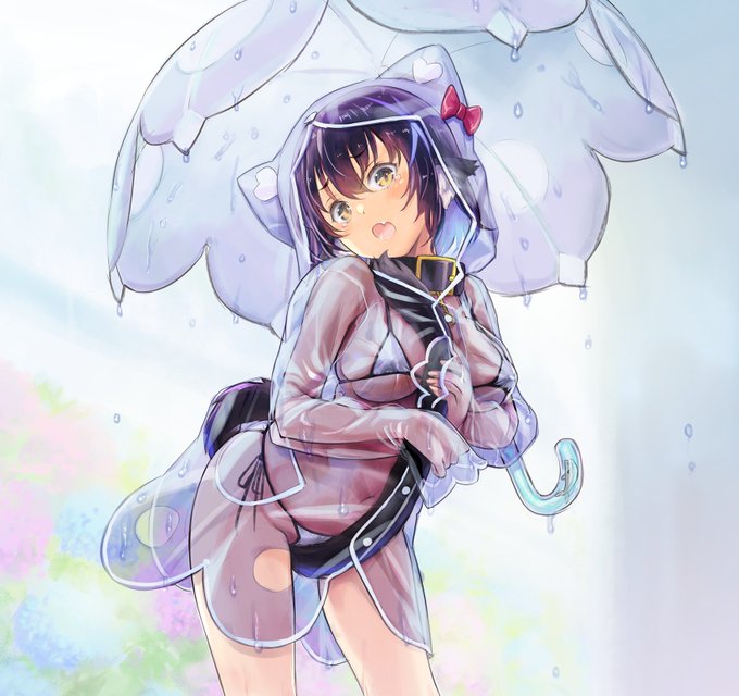 🎨PIXIVに投稿しました～

「マイクロビキニレインコートもみみちゃん」⇒https://t.co/Fb4hdUnZ1r

さぶんのおおさにおののくがいい🎀🐈‍⬛🎀
気付いたらえろげ立ち絵の差分作ってた件

# くろいけもみみ
# けもあーと

https://t.co/NVSZWpmkqt 