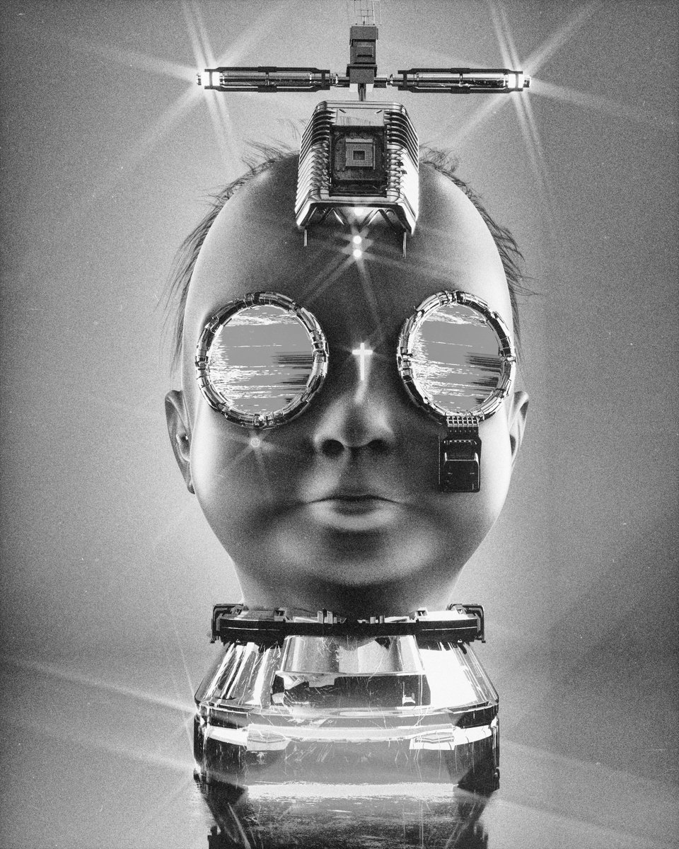 beeple's tweet photo. BABY TECHNOLORD https://t.co/ajoh6BcAXg