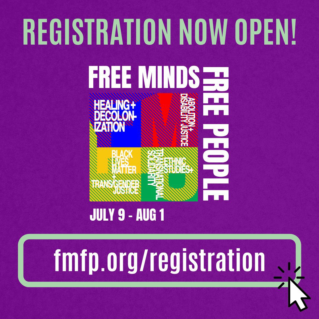 REGISTRATION IS OPEN! ❤️ 🎉 

Check out the amazing, love-filled program our volunteer planning committee organized at fmfp.org/registration. 

4 weekends of themed programming in July, RadPD sessions for teachers, free programming for children ages 5-12, and community spaces.