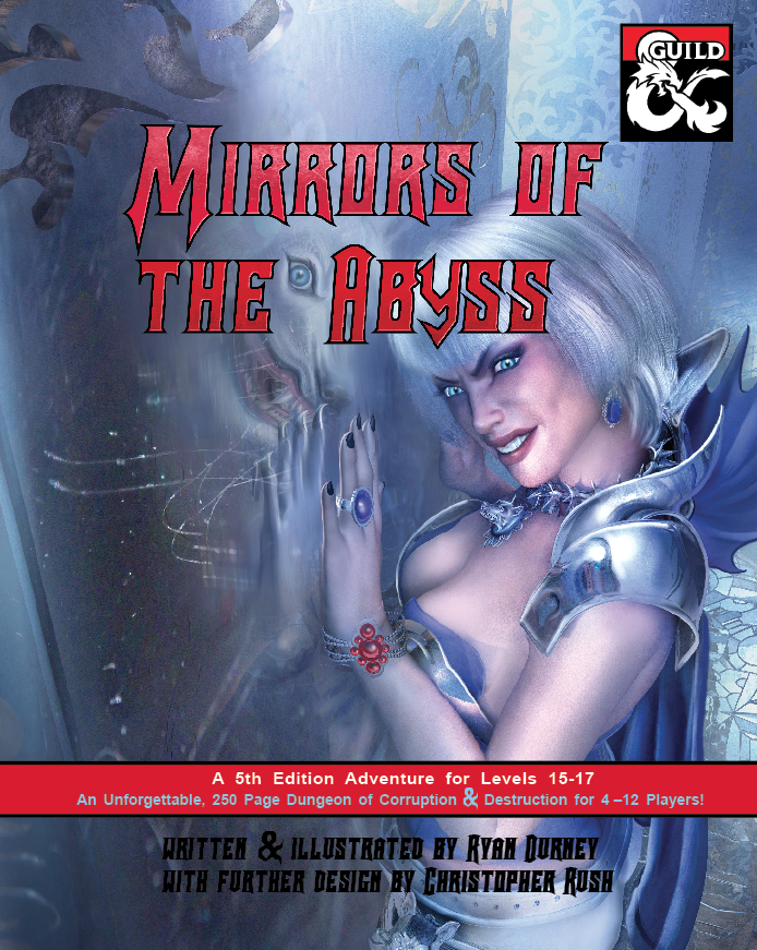 My mama-jama, "Mirrors of the Abyss" is about to go up CONSIDERABLY due to rising print costs, July 1st.

•★•
dmsguild.com/product/266788…
•★•

I stand by this #book becoming 1 of the rare #Collectibles in #print.
#dnd5e
#dndartists
#TTRPG 
#DMsguild 
#fantasy
#horror 
#IndiePub